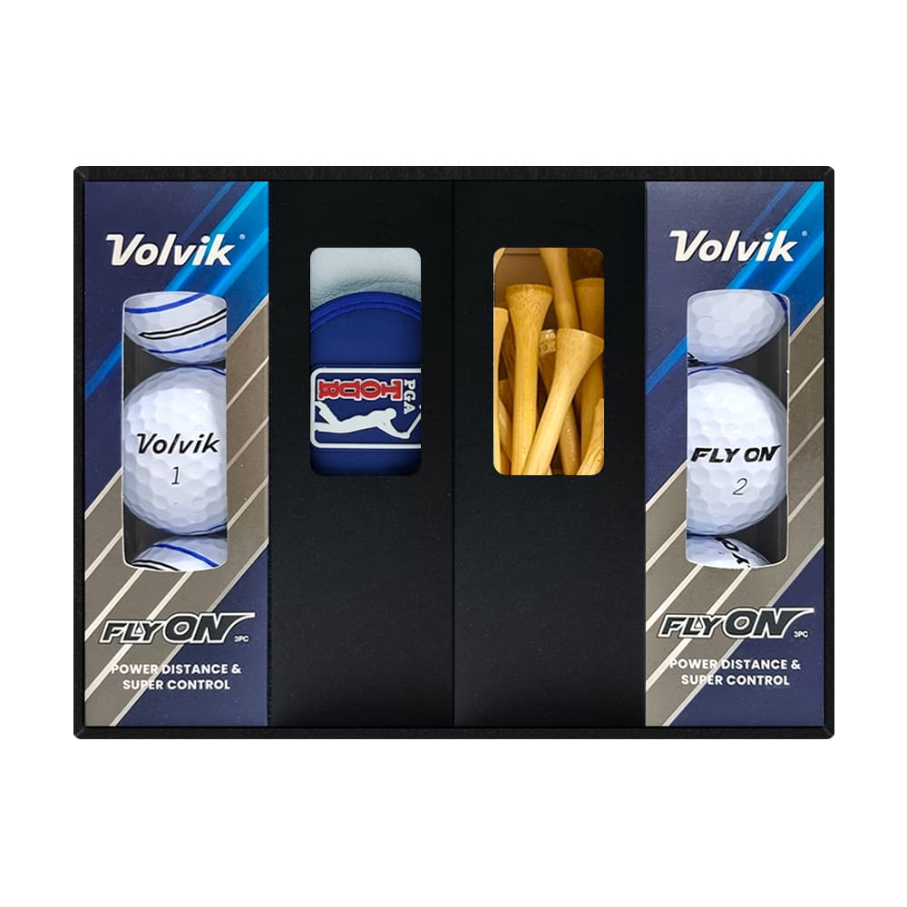 볼빅 플라이온 + PGA 양피장갑 세트 V402
