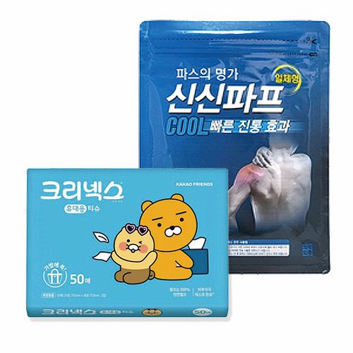 신신파스 신신파프 14호 ( 쿨파스+크리넥스 티슈) )
