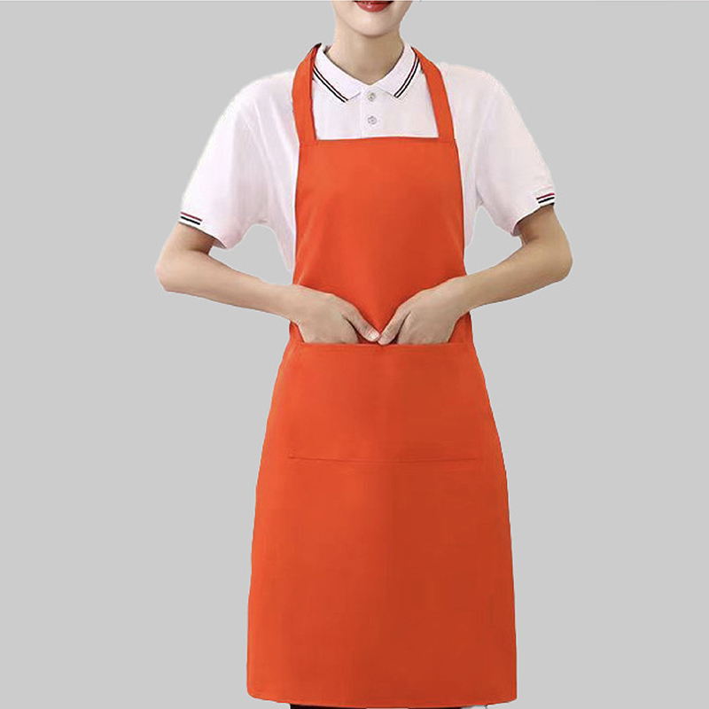 (Blossom) 목걸이형 단색 앞치마 식당/카페/가정용 1P