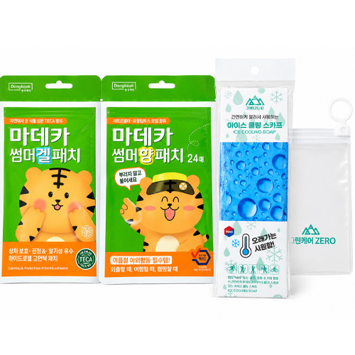 여름 필수아이템 세트(향기 패치.겔패치.쿨링스카프)판촉.홍보.선물