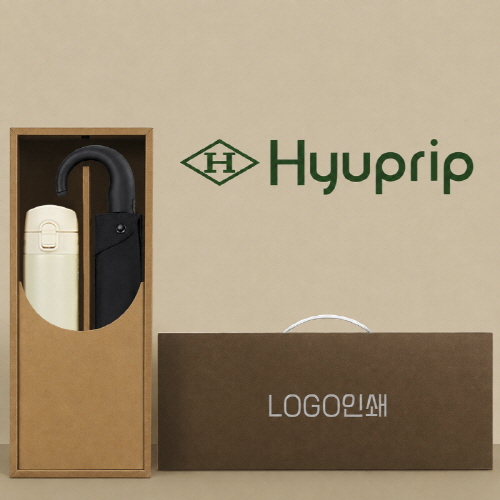 협립 3단 280T 블랙곡자손 완전자동 우산 +락앤락슬림핏 원터치텀블러-세트