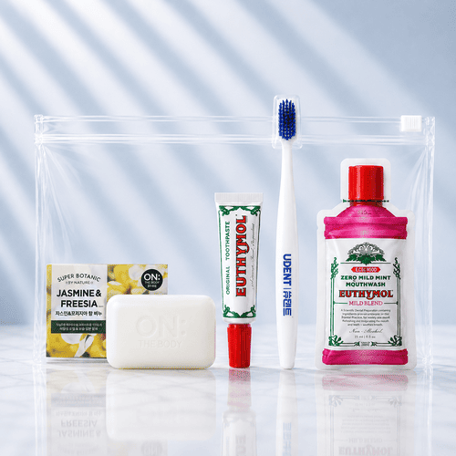 유시몰 유덴트세트 15호(치약20g+알칫솔1개+가글15ml+엘지보타닉온더바디비누)