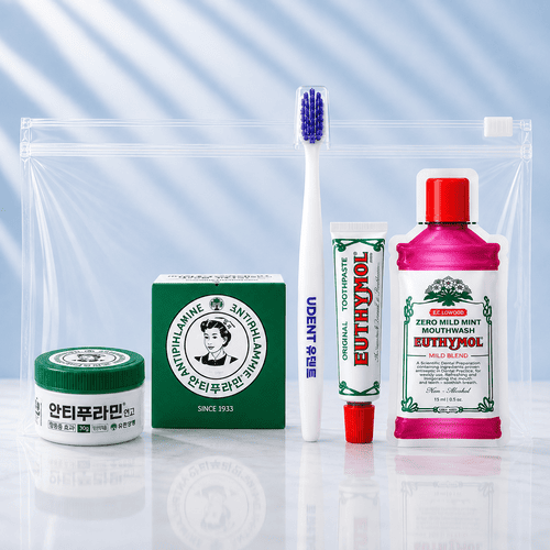 유시몰 유덴트세트 14호(치약20g+알칫솔1개+가글15ml+유한양행안티푸라민연고)