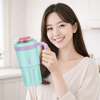 에디토 더 시그니처 그립감이 좋은 손잡이 메가텀블러800mL