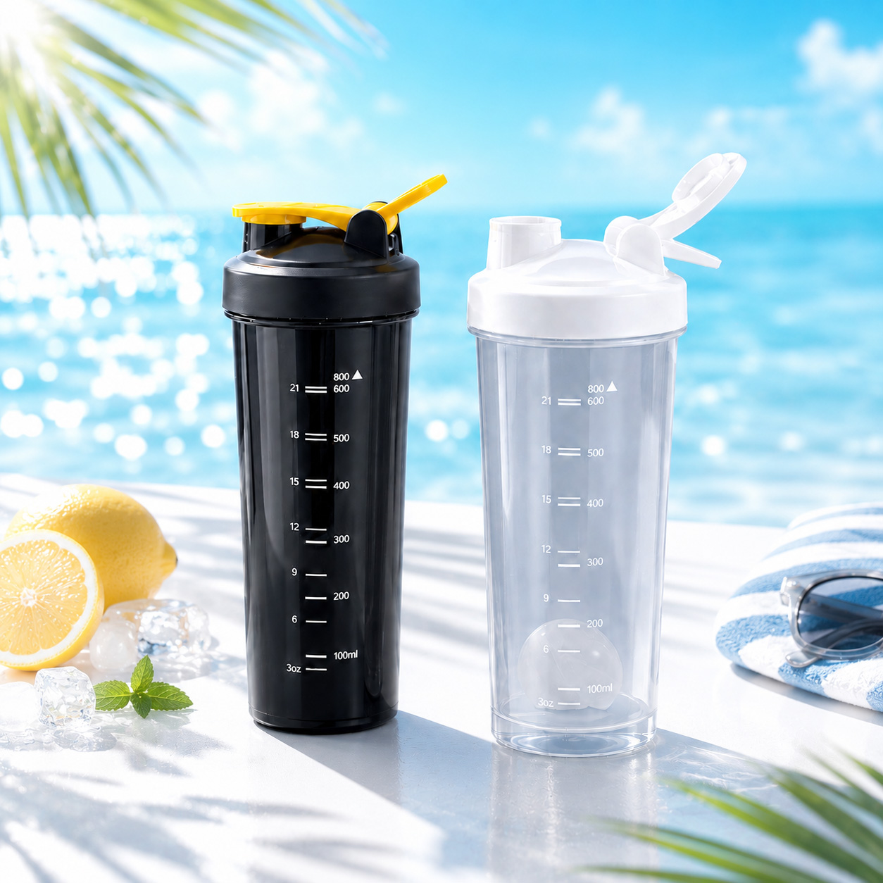 썸머  대용량 쉐이크 헬스 스포츠 보틀 텀블러 800ml