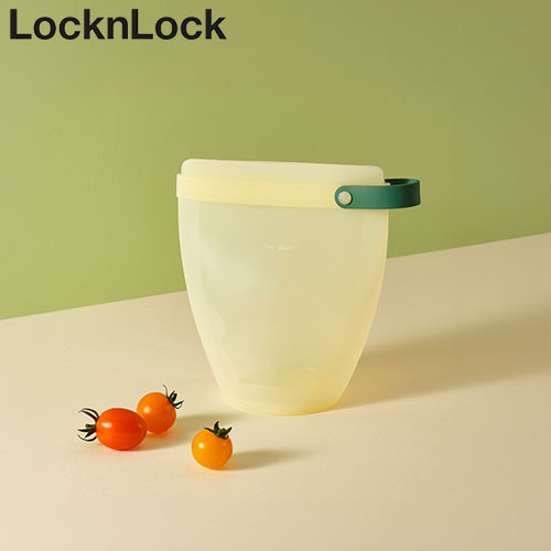 락앤락 665  바로한끼 실리콘 지퍼백 700ml (컵형)