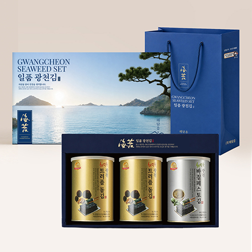 DO [독점모델] 명품 광천김 3캔 특호