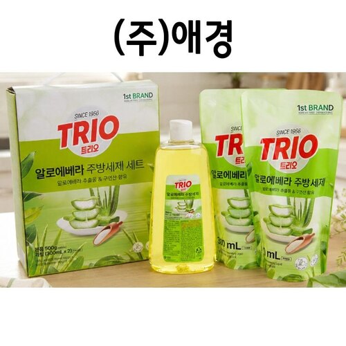 주방세제 총3개 (500g 본품1개+300ml 리필2개) 선물세트