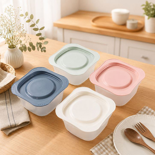 온기한상 전자레인지 냉동밥 찜기 밀폐용기 8종 세트 국내산