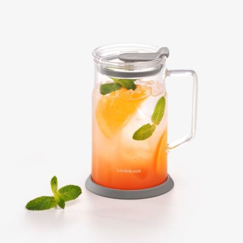 락앤락 메트로 내열유리 머그컵 670ml 대용량 홈카페 뚜껑포함