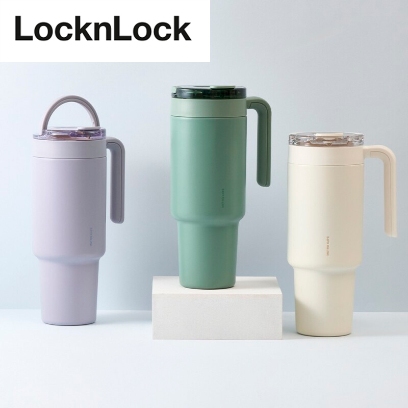 락앤락 텀블러 메트로카페 세라믹 듀얼핸들 텀블러 1200ml LL-39-1 락앤락텀블러 락앤락머그