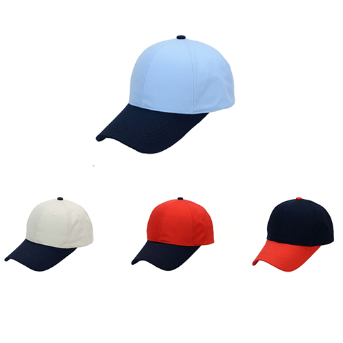 단체모자 추천 6각 무지 볼캡 야구모자 투톤Ver.(행사/교회/동호회) ( 4color)