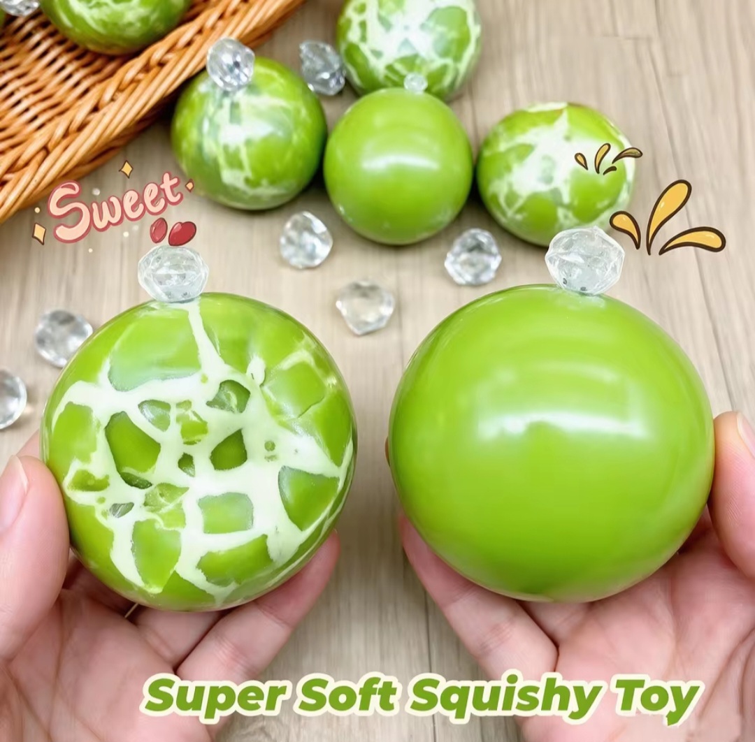 왁뿌볼 말랑이 슬랑이 크런치 스트레스볼