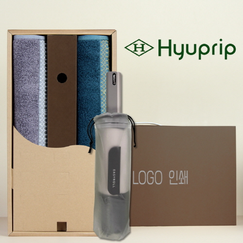 마제스티 뱀부 200 모노타월 2P+협립 이지롤 거꾸로 완전자동 우산 세트