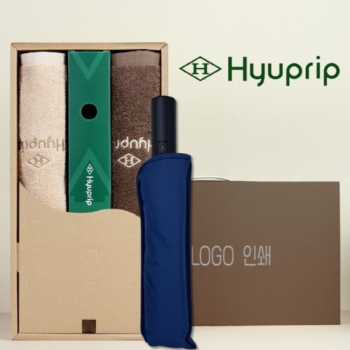 협립40수호텔코마180타월 2P+협립3단55 8K 완전자동 280T 고밀도 우양산 세트