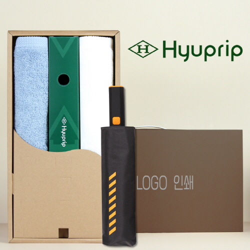 코마40수180호텔타월 2P+협립 3단60 슈퍼TEN(10K) 컨테이너 완전자동우산 세트