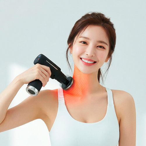 ZYON 냉온 마사지건 온열 냉찜질 겸용 휴대용 전신 마사지기 근육케어