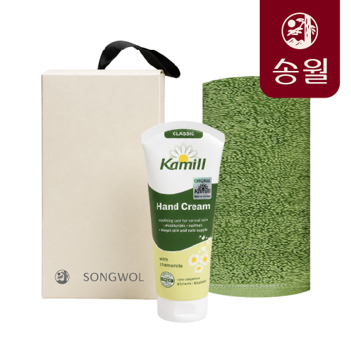 송월 컬러풀 170g X 카밀 핸드크림 선물세트