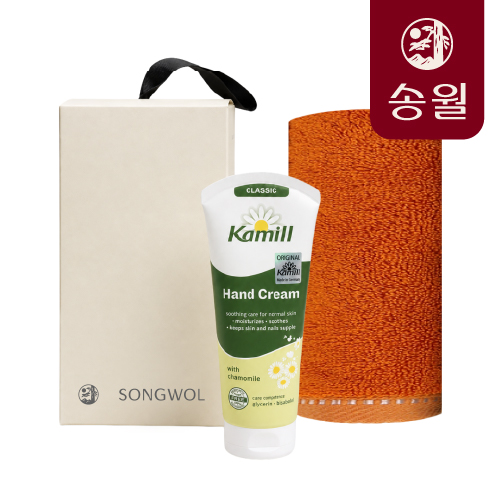 송월 뱀부솔리드 200g X 카밀 핸드크림 선물세트