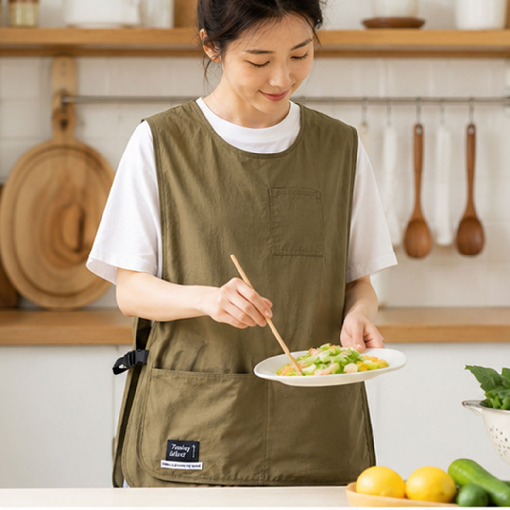 주방 작업용 베스트 앞치마