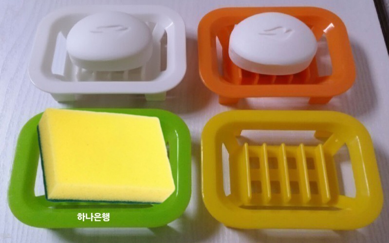 다용도 비누 수세미  물빠짐 거치대