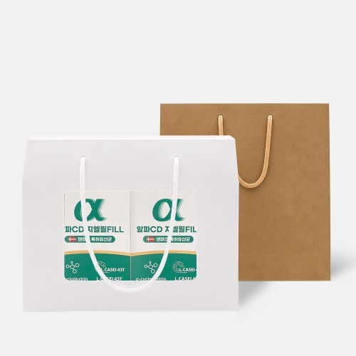 선물세트 알파CD 지엘필FILL 덴마크 특허유산균 3g x 15포 2박스 선물박스