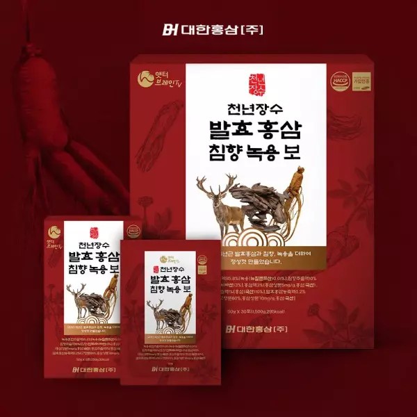 발효홍삼 침향녹용보 50ml x 30포