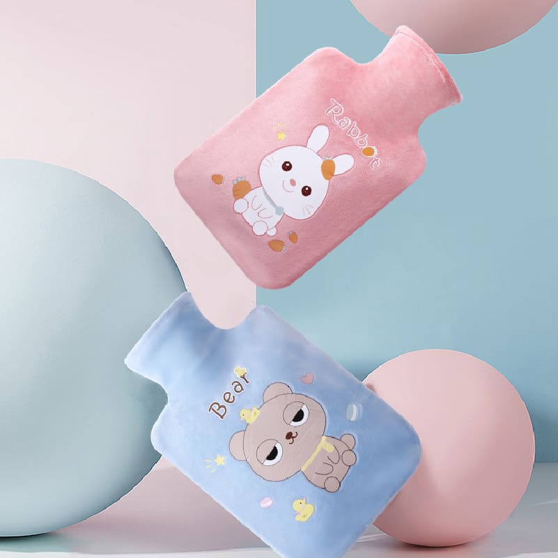 (Blossom) 극세사 동물 캐릭터 물주머니 핫팩 1P