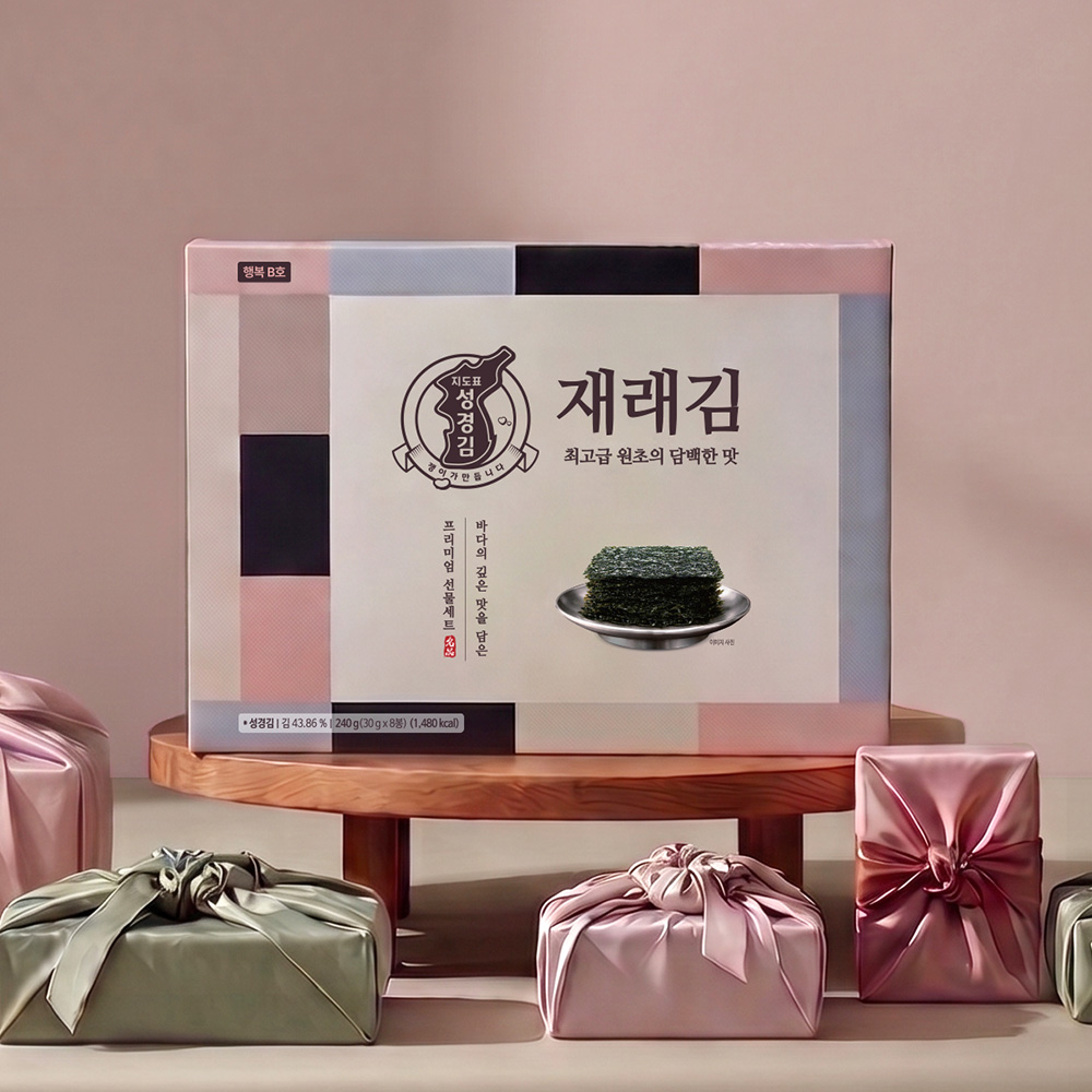 지도표 성경김 행복B 선물세트
