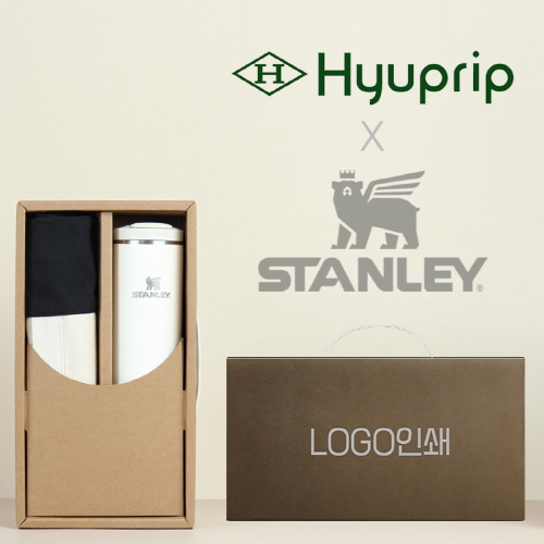 스탠리 트랜짓 플립탑 머그 473ml +협립 투톤에코백 세트