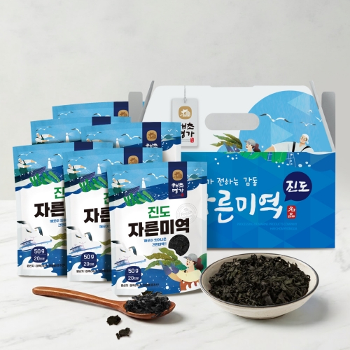 해초명가 명품 자른미역 60g 5봉 명절선물세트
