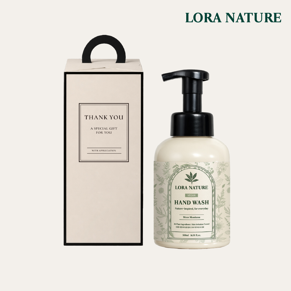 로라 비건 핸드워시 거품형 손세정제 몬타나향 500ml 1P
