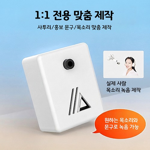 동작감지 센서벨 음성안내 맞춤제작 나만의 맞춤형 홍보용 AI 안내기기