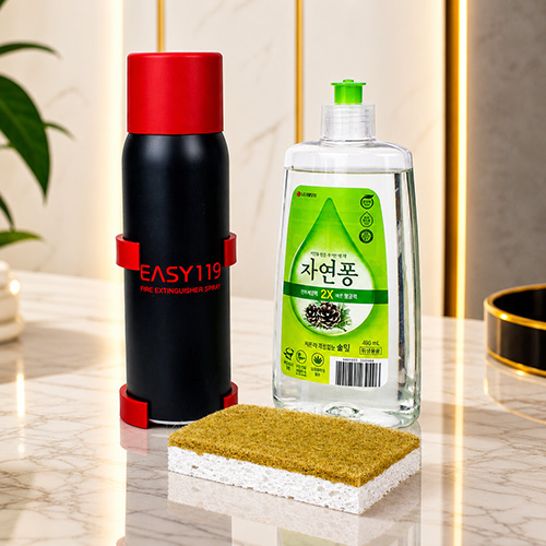 주방용 소화용구 + LG생활건강 주방세제 500ml +  친환경 코코넛 수세미
