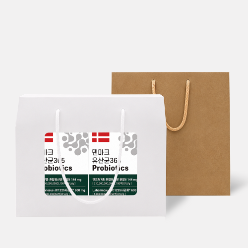 선물세트 덴마크유산균 365 프로바이오틱스 2g * 30포 2박스 선물박스