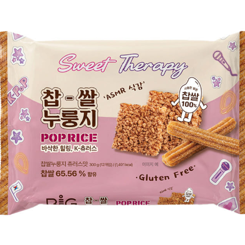 찹쌀 누룽지 쌀과자 스낵-츄러스맛