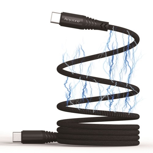 애니존 ANY-M15M-CC 초고속 100W 자석 마그네틱 스냅 충전 케이블